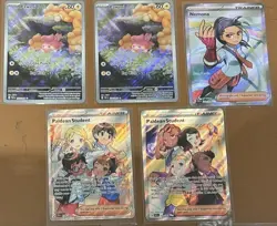 Pokemon TCG - Paldean Fates 8 Card Full Art Trainer and Illustration Rare Bundle - Image 2