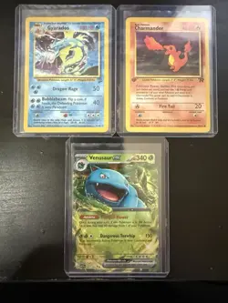 Pokemon Card Lot - 3 Cards (Gyrados, Charmander, Venusaur) - Image 1