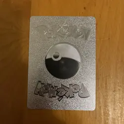 CHARIZARD 4/102 Base Set Vintage Silver Foil RARE Fan Art Display Card MINT - Image 2