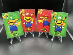 Pokemon Super Mario - Mario Pikachu - Merry Christmas Card Database Cracked ice - Image 1