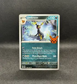 Umbreon 130/197 Trick or Trade Halloween Non Holo Pokemon Card Uncommon - Image 1