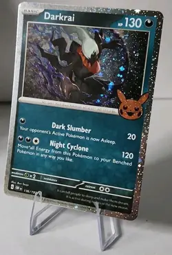 Pokemon Darkrai TCG Cosmos Holo Card 136/197 Trick or Trade Near Mint - Image 1