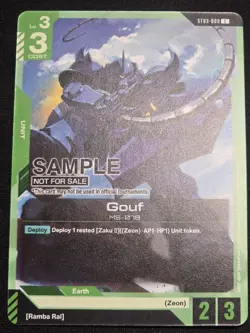 Gouf ST03-009 Gundam Card Game Sample Deck - Image 1