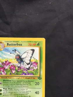 Pokemon Cards: Jungle 1st Edition Uncommon: Butterfree 33/64 D Error - Image 3