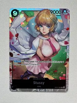 Stussy - OP07-085 - Super Rare - 500 Years in the Future - One Piece TCG Card - Image 2