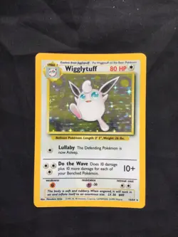 Pokemon Cards: Jungle Rare Holo: Wigglytuff 16/64 No Symbol Error - Image 1