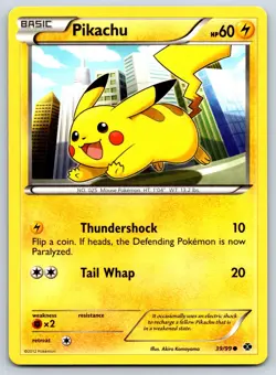 Pikachu - BW Next Destinies 39/99 Pokemon 151 Card NM - Image 1