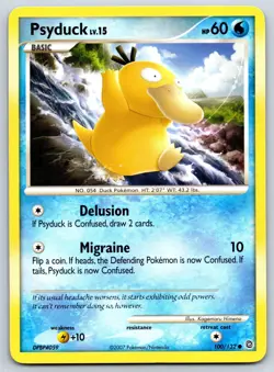 Psyduck - DP Secret Wonders 100/132 Kagemaru Himeno Pokemon 151 Card NM - Image 1