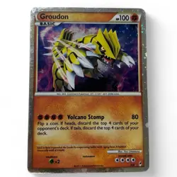 Groudon Shiny SL4 Holo Rare Call Of Legends Pokemon Card - Image 1