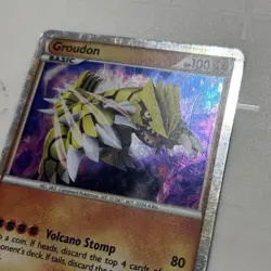 Groudon Shiny SL4 Holo Rare Call Of Legends Pokemon Card - Image 2