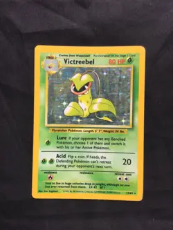 Pokemon Cards: Jungle Rare Holo: Victreebel 14/64 No Symbol Error - Image 1
