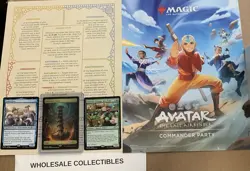 2025 Avatar Last Airbender COMMANDER PARTY MTG Magic The Gathering Promo Cards - Image 1