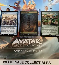 2025 Avatar Last Airbender COMMANDER PARTY MTG Magic The Gathering Promo Cards - Image 2