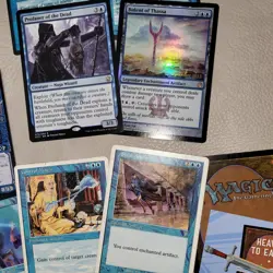 WIZARDS Blue Naru Mythic Rare Complete COMMANDER DECK. ALL 100 Magic Cards - Image 4