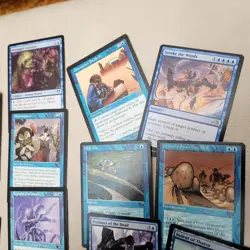 WIZARDS Blue Naru Mythic Rare Complete COMMANDER DECK. ALL 100 Magic Cards - Image 5