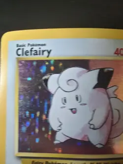 Pokemon Card Clefairy 5/102 Holo Rare Base Set Original 1999 WOTC - Image 4
