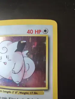 Pokemon Card Clefairy 5/102 Holo Rare Base Set Original 1999 WOTC - Image 5