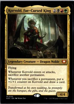 Korvold, Fae-Cursed King Normal M Commander: Edge of Eternities 120 NM - Image 1