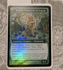 x1 Titania, Protector of Argoth [FOIL] (Future Sight) - MB2 ~ Mint/NM PACK FRESH - Image 1