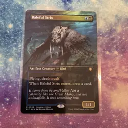 Baleful Strix (FOIL) x1 - MTG Bloomburrow Commander BLC #86 - Image 1