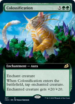 [1x] Colossification - Extended Art Near Mint, English Ikoria: Extras MTG Magic - Image 1