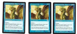 MTG Urza's Saga - 3x Peregrine Drake - LP - Image 1
