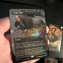 Tragic Slip(Kevin) (Borderless) - Dwight’s Destiny Secret Lair Foil - Image 2