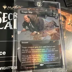 Tragic Slip(Kevin) (Borderless) - Dwight’s Destiny Secret Lair Foil - Image 4