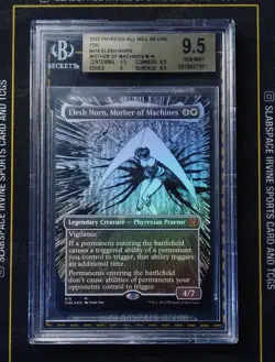 2023 ONE English Magic MTG #415 Elesh Norn Mother of Machines BGS 9.5 - Image 1