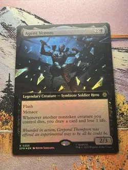 Agent Venom - Foil - Extended Art - SPM - MTG - EN - NM - 0255 - Image 1