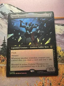 Agent Venom - Foil - Extended Art - SPM - MTG - EN - NM - 0255 - Image 2