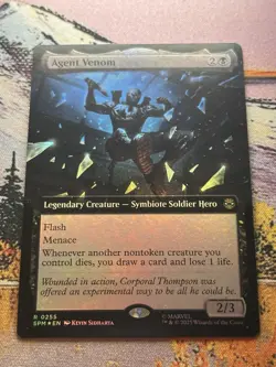 Agent Venom - Foil - Extended Art - SPM - MTG - EN - NM - 0255 - Image 3
