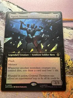 Agent Venom - Foil - Extended Art - SPM - MTG - EN - NM - 0255 - Image 4