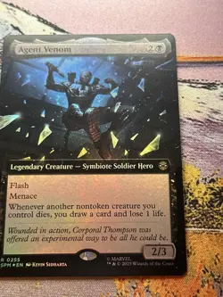 Agent Venom - Foil - Extended Art - SPM - MTG - EN - NM - 0255 - Image 5
