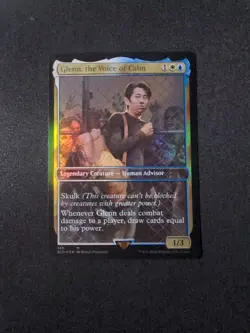 MTG - GLENN, THE VOICE OF CALM - Foil - Secret Lairs. - Free P+P - Image 1