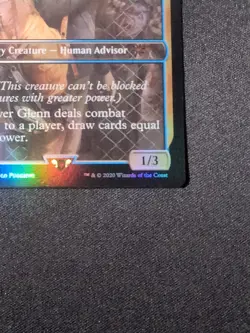 MTG - GLENN, THE VOICE OF CALM - Foil - Secret Lairs. - Free P+P - Image 5