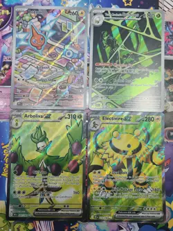 Pokemon TCG Lot of 4 NM 2 Full Arts & 2 Illustration Rares From Destined Rivals - Image 1