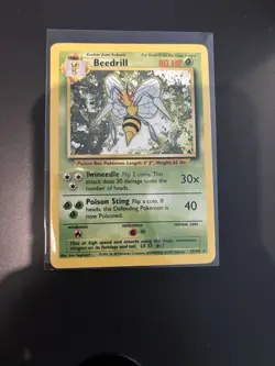 Pokemon TCG - Beedrill - 17/102- Base Set - Non Holo - LP - Image 1