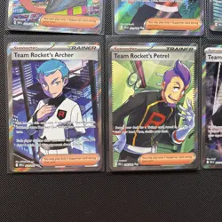 Full Art Trainer Lot of 7 Pokemon Scarlet & Violet Destined Rivals Pack Fresh - Image 4