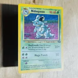 Vintage 1999 Nidoqueen 7/64 Jungle Holo Rare English Pokemon TCG WOTC LP Card - Image 4