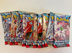 Lot 10x Pokemon TCG Paradox Rift Booster Pack SV04 Sealed English OVP New #1 - Image 1