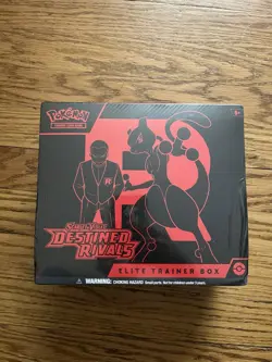 Pokemon TCG Destined Rivals Elite Trainer ETB Box Sealed - Image 1