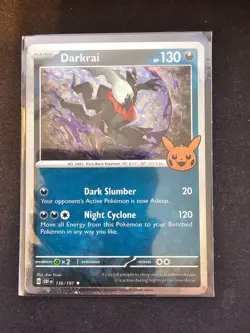 Darkrai 136/197 Stamped - Cosmos Holo Trick or Trade 2024 - Pokemon TCG - (NM) - Image 1