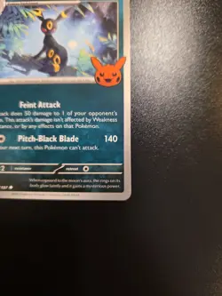 Umbreon 130/197 Obsidian Flames Trick or Trade 2024 NON HOLO Pokemon TCG NM+ 🔥 - Image 4