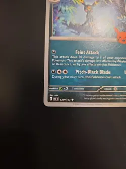 Umbreon 130/197 Obsidian Flames Trick or Trade 2024 NON HOLO Pokemon TCG NM+ 🔥 - Image 5