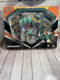 Rare 2020 Pokemon Copperajah V Box - 4x Booster Packs - Image 1