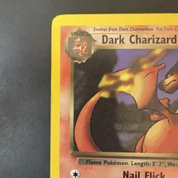 Pokemon Vintage Non-Holo Rare Dark Charizard 21/82 Team Rocket WotC 2000 - Image 2