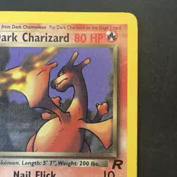 Pokemon Vintage Non-Holo Rare Dark Charizard 21/82 Team Rocket WotC 2000 - Image 3