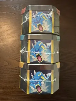 Hidden Fates Tins Set Of 3 Charizard Gyrados And Raichu 2019 Pokemon Set SEALED! - Image 5