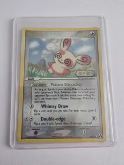 Pokemon TCG Spinda 26/92 SWIRL EX Legend Maker Reverse Holo Stamped Excellent - Image 1